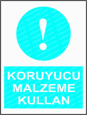 İş Güvenliği Levha Koruyucu Malzeme Kullan